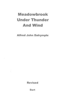 Book cover for Meadowbrook Under Thunder and Wind (Revised)