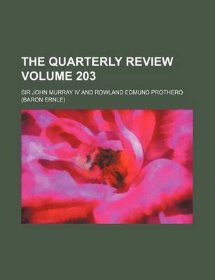 Book cover for The Quarterly Review Volume 203