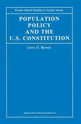 Book cover for Population Policy and the United States Constitution