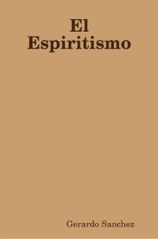 Cover of El Espiritismo