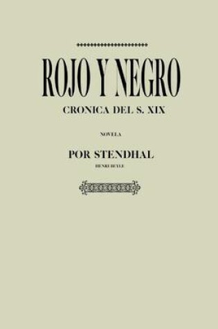 Cover of Antologia Henri Beyle (Stendhal) - Rojo y Negro (Con Notas)
