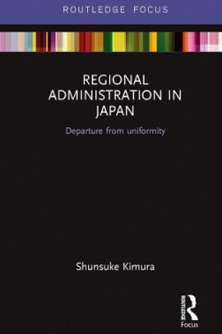 Cover of Regional Administration in Japan