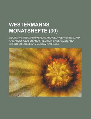 Book cover for Westermanns Monatshefte (30 )