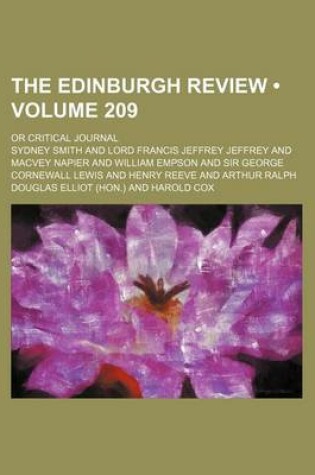 Cover of The Edinburgh Review (Volume 209); Or Critical Journal