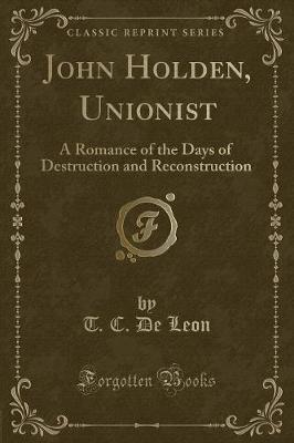 Book cover for John Holden, Unionist