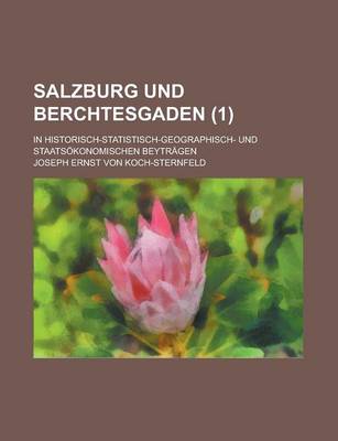 Book cover for Salzburg Und Berchtesgaden; In Historisch-Statistisch-Geographisch- Und Staatsokonomischen Beytragen (1 )
