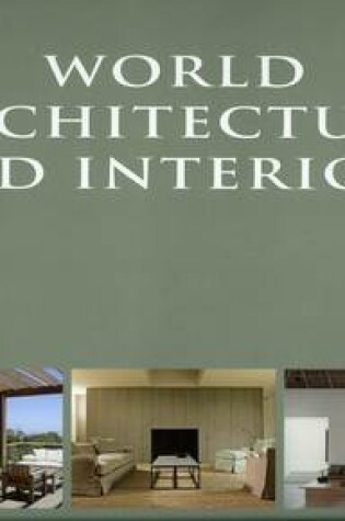 Cover of World Architecture and Interiors