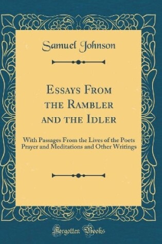 Cover of Essays from the Rambler and the Idler