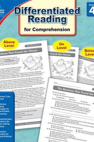 Cover of Differentiated Reading for Comprehension, Grade 4