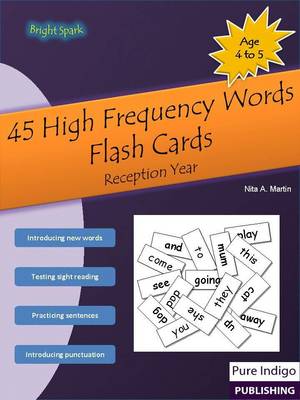 Cover of 45 High Frequency Words Flash Cards