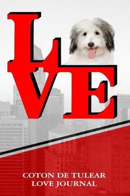 Book cover for Coton de Tulear Love Journal