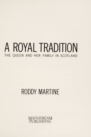 Cover of Royal Tradition