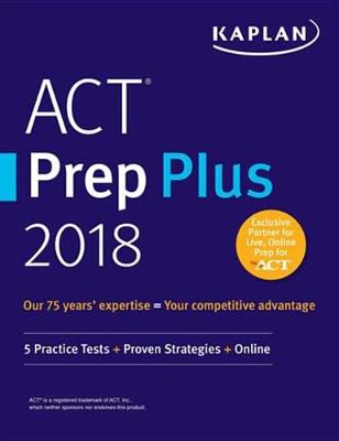 Cover of ACT Prep Plus 2018