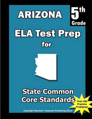 Book cover for Arizona 5th Grade ELA Test Prep