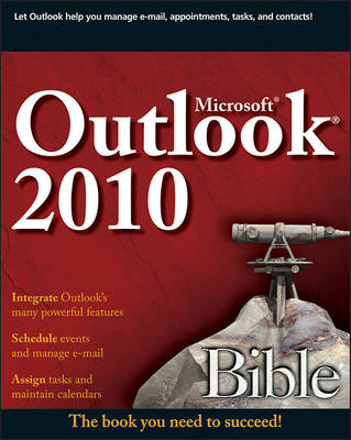 Book cover for Outlook 2010 Bible (Custom)