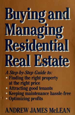 Book cover for Buying and Managing Residential Real Estate