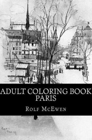 Cover of Adult Coloring Book - Paris