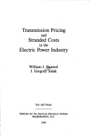 Book cover for Transmission Pricing and Stranded Costs in the Electric Power Industry