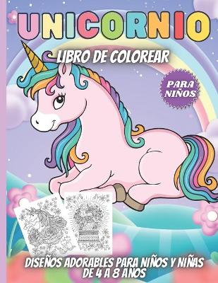 Book cover for Unicornio Libro De Colorear Para Niños