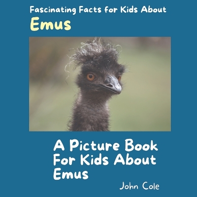 Book cover for A Picture Book for Kids About Emus