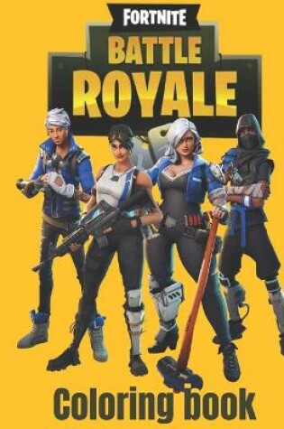 Cover of Fortnite battle royale coloring book