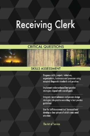 Cover of Receiving Clerk Critical Questions Skills Assessment