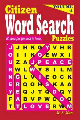 Book cover for Citizen Word Search Puzzles, Vol. 4