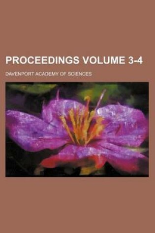 Cover of Proceedings Volume 3-4