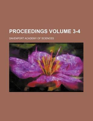 Book cover for Proceedings Volume 3-4