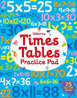 Book cover for Times Tables Practice Pad