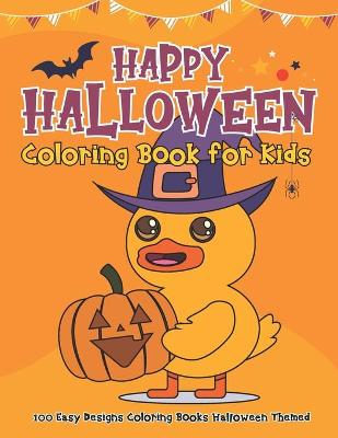 Book cover for Happy Halloween Coloring Book for Kids