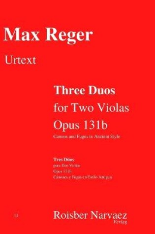 Cover of Three Duos for Two Violas in Ancient Style. Opus 131b