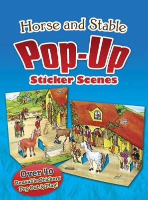 Book cover for Horse and Stable Popup Sticker Scenes