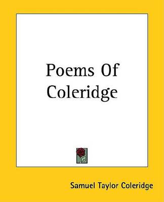 Book cover for Poems of Coleridge