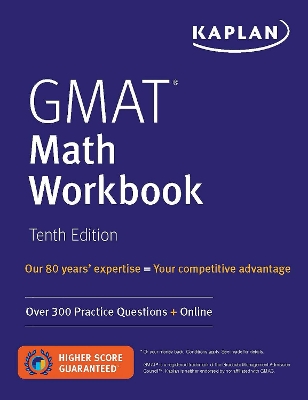 Book cover for GMAT Math Workbook