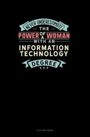 Cover of Never Underestimate The Power Of A Woman With An Information Technology Degree