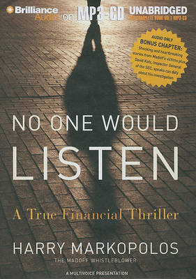 Book cover for No One Would Listen