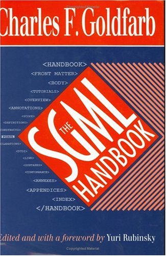 Book cover for The SGML Handbook