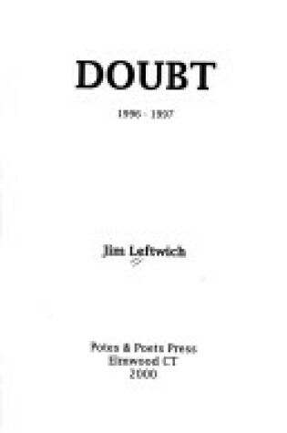 Cover of Doubt