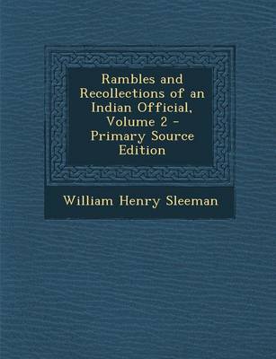 Cover of Rambles and Recollections of an Indian Official, Volume 2