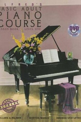 Cover of Alfred's Basic Adult Piano Course Lesson Book, Level One