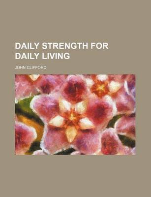 Book cover for Daily Strength for Daily Living