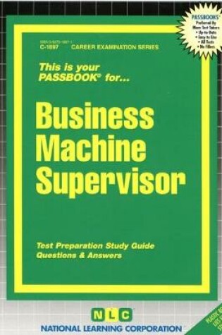 Cover of Business Machine Supervisor