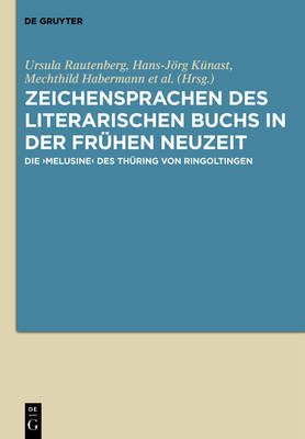 Cover of Zeichensprachen Des Literarischen Buchs in Der Fruhen Neuzeit