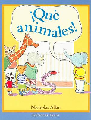 Book cover for Que Animales!