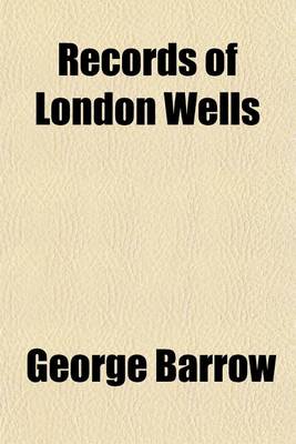 Book cover for Records of London Wells