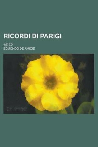 Cover of Ricordi Di Parigi; 4