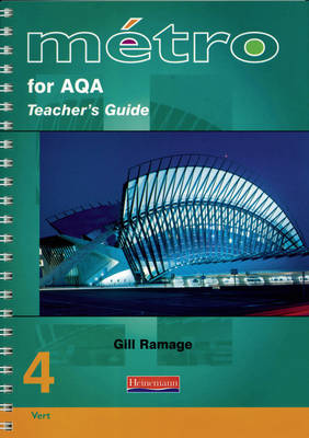 Cover of Metro 4 for AQA Foundation Teacher's Guide