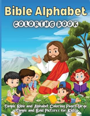 Book cover for Bible Alphabet Coloring Book