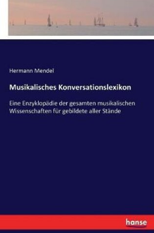 Cover of Musikalisches Konversationslexikon